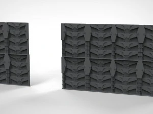 Sci-fi architecture elements collection 13 3D Model