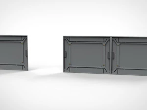 Sci-fi architecture elements collection 13 3D Model