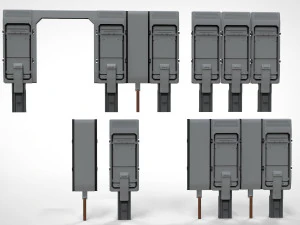 Sci-fi architecture elements collection 13 3D Model