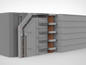 Sci-fi architecture elements collection 13 3D 模型