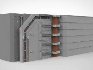 Sci-fi architecture elements collection 13 3D Model