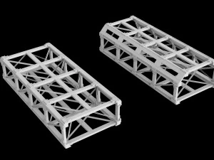 Sci-fi architecture elements collection 13 3D Model