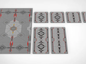 Science-Fiction-Architekturelement 14 3D Modell