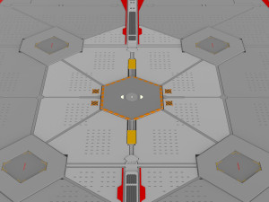 Sci-fi architectural element 14 3D Model