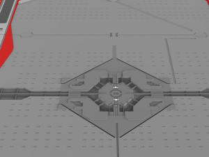 Sci-fi architectural element 14 3D Model