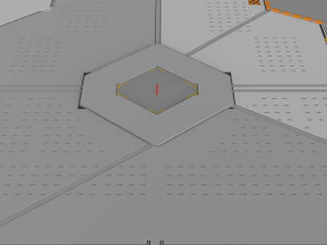 Sci-fi architectural element 14 3D Model