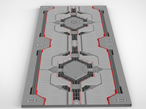 Sci-fi architectural element 14 3D Model