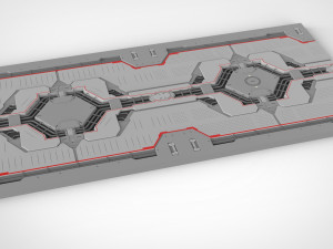 Sci-fi architectural element 14 3D Model