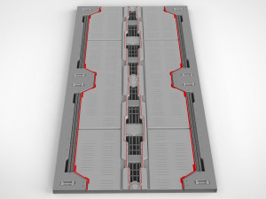Sci-fi architectural element 14 3D Model