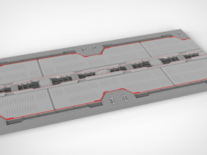 Sci-fi architectural element 14 3D Model
