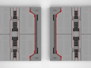 Sci-fi architectural element 14 3D Model