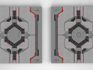 Sci-fi architectural element 14 3D Model