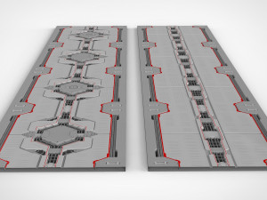 Sci-fi architectural element 14 3D Model