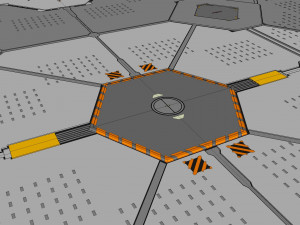 Sci-fi architectural element 14 3D Model