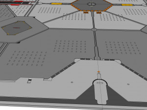 Sci-fi architectural element 14 3D Model
