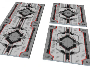 Sci-fi architectural element 14 3D Model