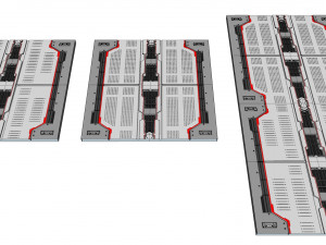 Sci-fi architectural element 14 3D Model