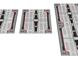 Sci-fi architectural element 14 3D Model