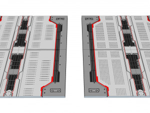 Sci-fi architectural element 14 3D Model