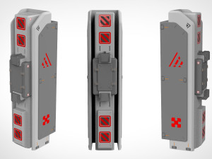 Sci-fi architecture kitbash 23 Modèle 3D