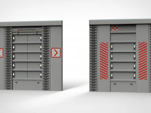 Kitbash de arquitetura de fic&ccedil;&atilde;o cient&iacute;fica 25 Modelo 3D