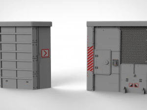 Kitbash de arquitetura de fic&ccedil;&atilde;o cient&iacute;fica 25 Modelo 3D
