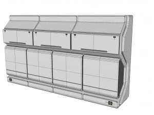 Kitbash de arquitetura de fic&ccedil;&atilde;o cient&iacute;fica 25 Modelo 3D