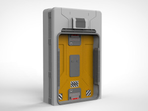 Sci fi door 15 3D मॉडल