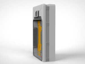 Sci fi door 15 3D Model