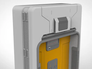 Sci fi door 15 3D Model