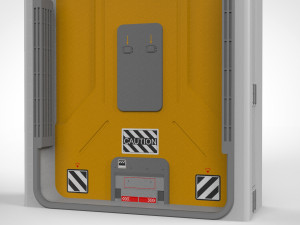 Sci fi door 15 3D Model