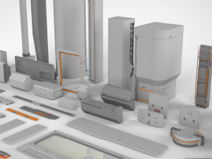 Sci-fi architecture elements collection 14 3D मॉडल