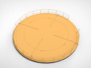 Sci-fi architecture kitbash 26 3D Model