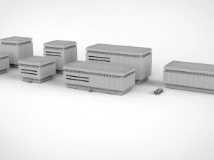 Sci-fi architecture 9 3D Model