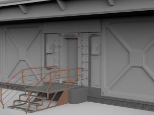 Sci-fi architecture 9 3D Model