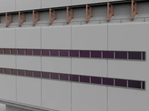 Sci-fi architecture 9 3D Model