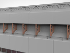 Sci-fi architecture 9 3D Model