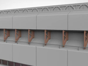 Sci-fi architecture 9 3D Model