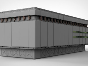 Sci-fi architecture 9 3D Model