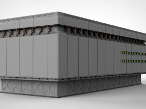 Sci-fi architecture 9 3D Model