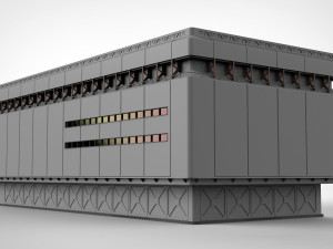 Sci-fi architecture 9 3D Model