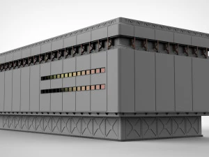 Sci-fi architecture 9 3D Model
