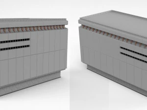 Sci-fi architecture 9 3D Model