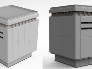 Sci-fi architecture 9 3D Model