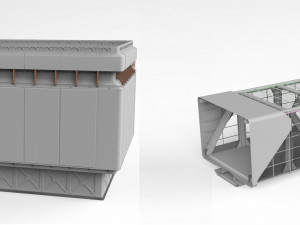 Sci-fi architecture 9 3D Model