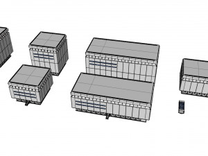 Sci-fi architecture 9 3D Model