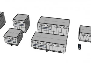 Sci-fi architecture 9 3D Model