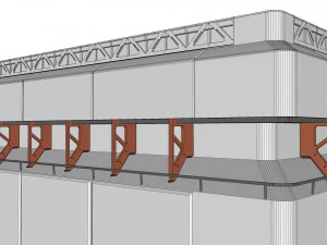 Sci-fi architecture 9 3D Model