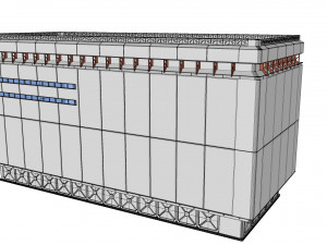 Sci-fi architecture 9 3D Model