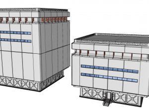 Sci-fi architecture 9 3D Model